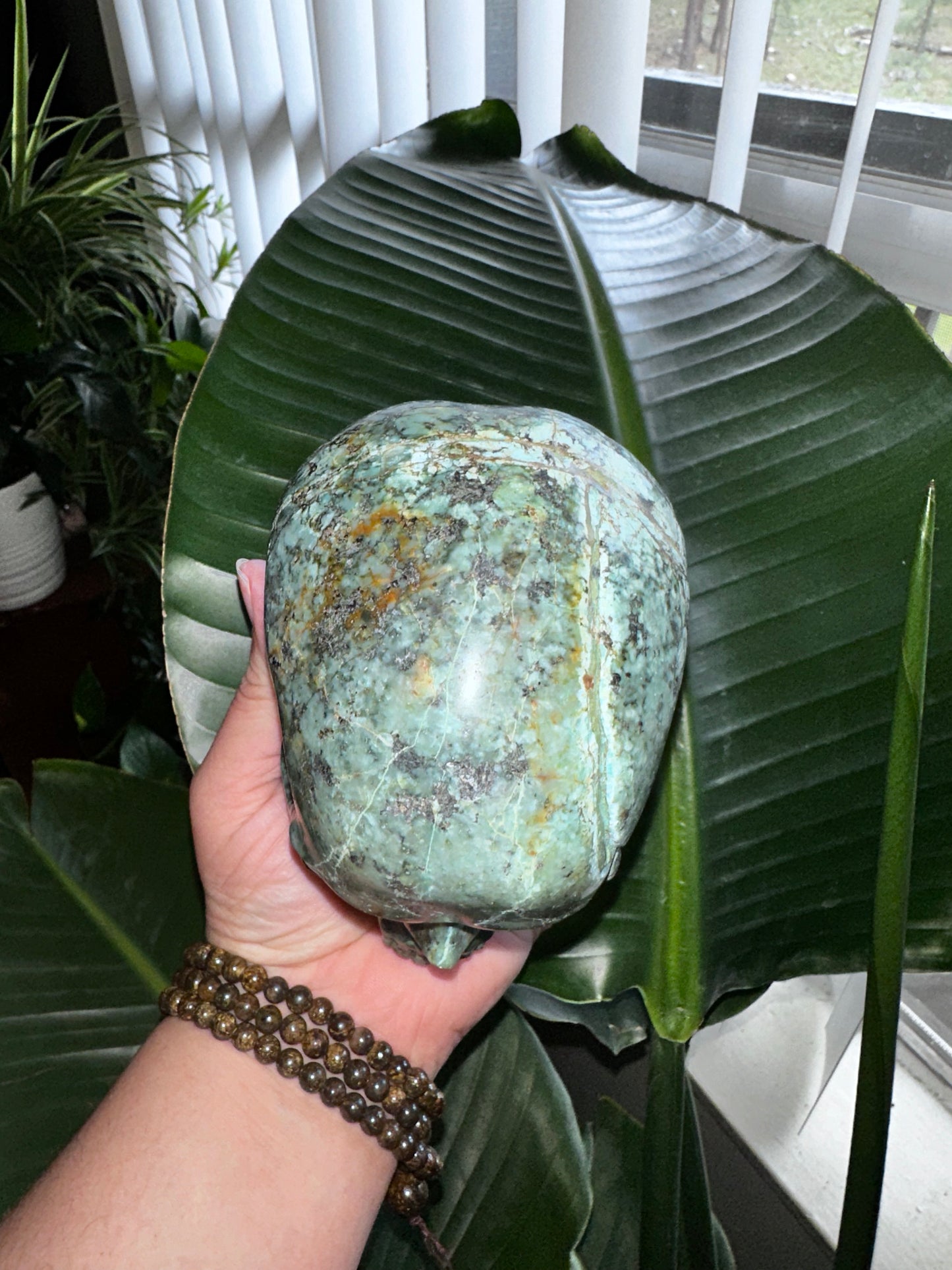 Turquoise Crystal Skull
