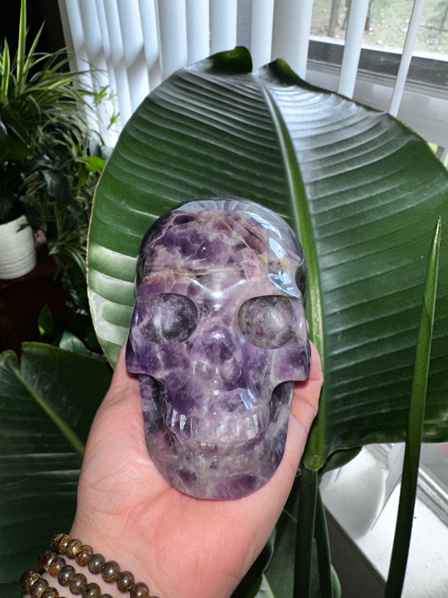 Amethyst Crystal Skull