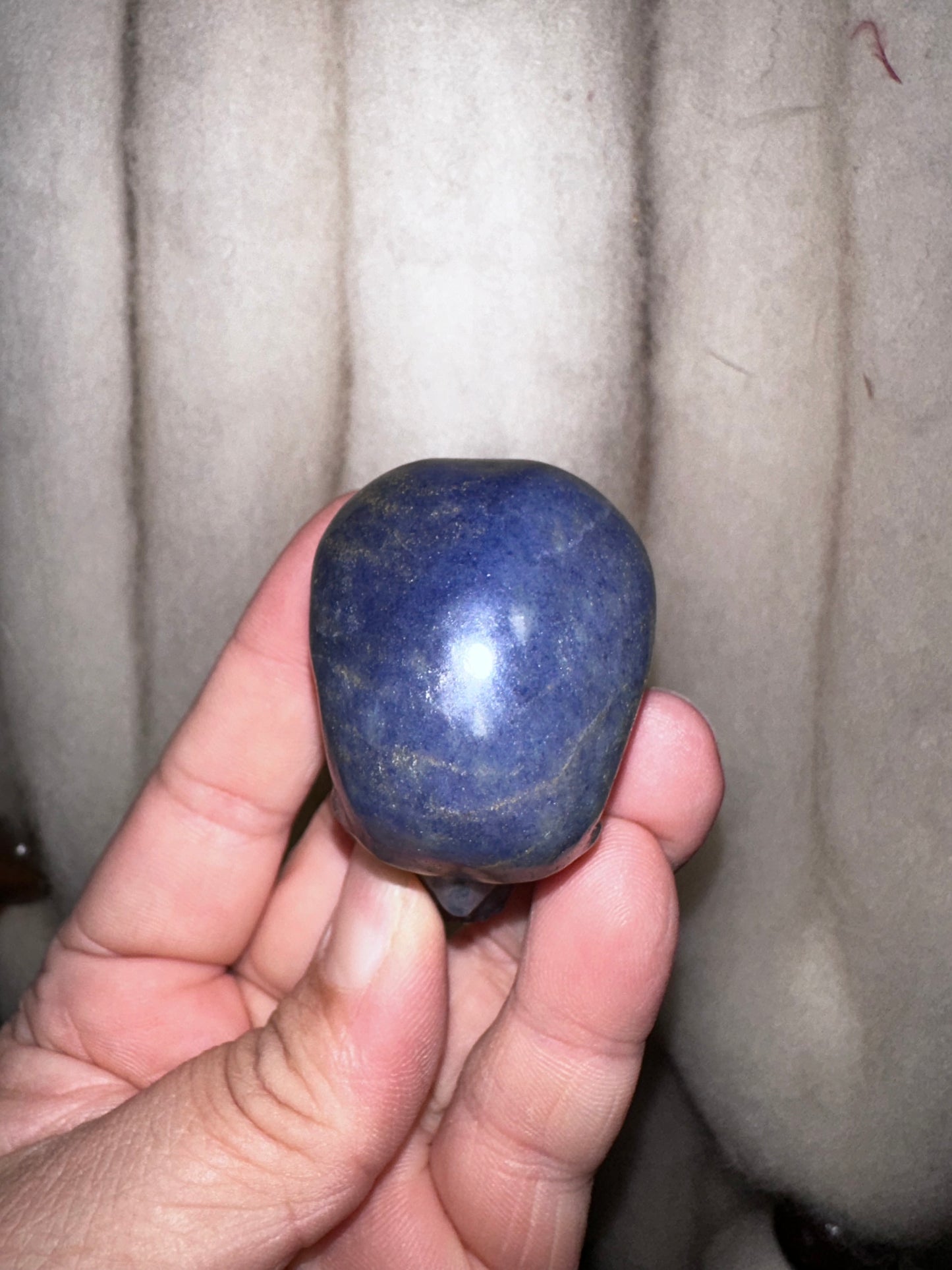 Blue Aventurine Crystal Skull