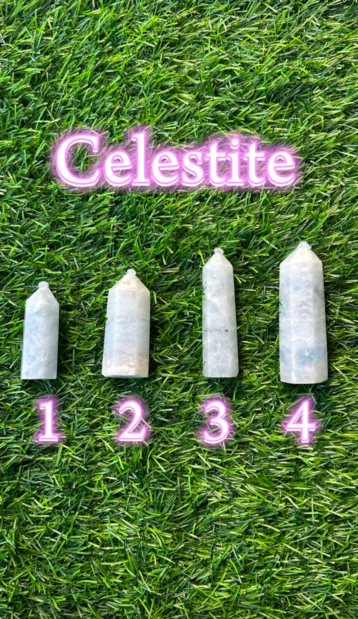 Small Celestite Tower