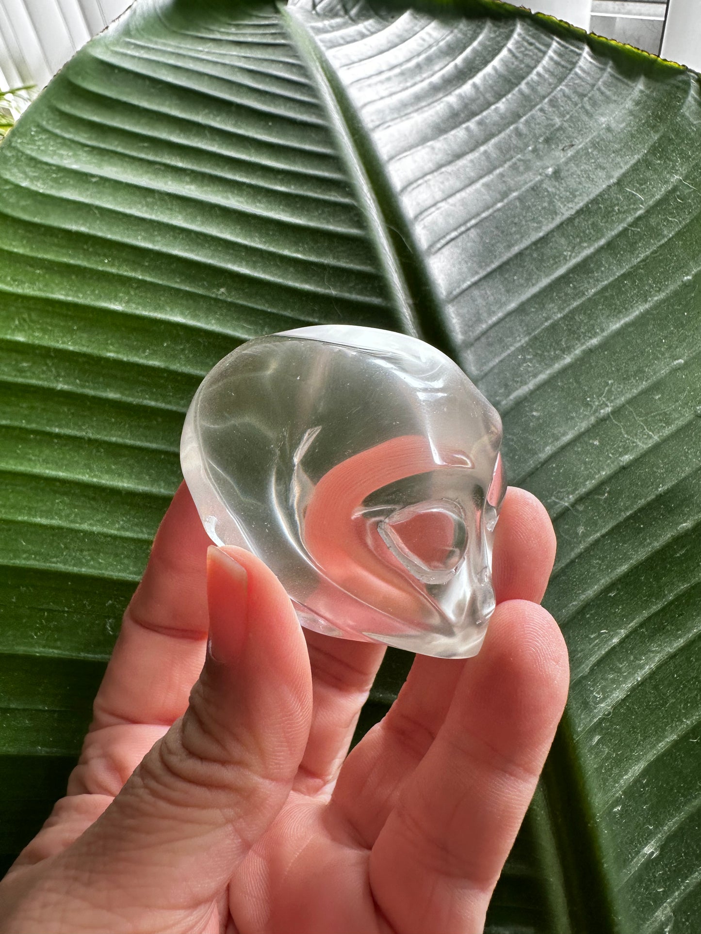 Clear Smelted Alien Head