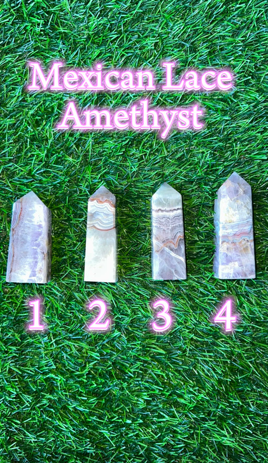 Small Mexican Lace Amethyst Tower